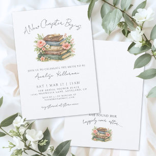 Invitación de Despedida de Soltera Floral Nuevo Ca