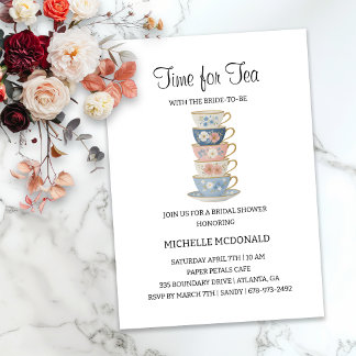 Invitación de Despedida de Soltera Floral para Hor