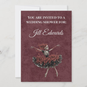 Invitación de Despedida de Soltera Gótica de Acade