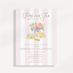 Invitación de Despedida de Soltera 'Hora para el T