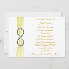 Invitación de Despedida de Soltera Infinito Amaril