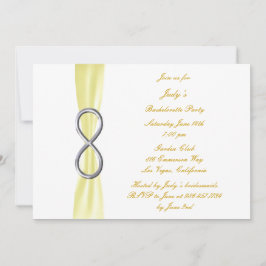 Invitación de Despedida de Soltera Infinito Amaril