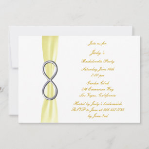Invitación de Despedida de Soltera Infinito Amaril