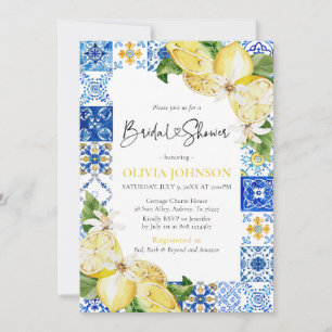 Invitación de Despedida de Soltera Italiana Limone