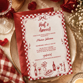 Invitación de Despedida de Soltera Italiana 'That'
