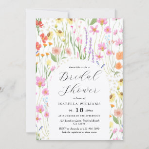 Invitación de Despedida de Soltera Jardín de Flore