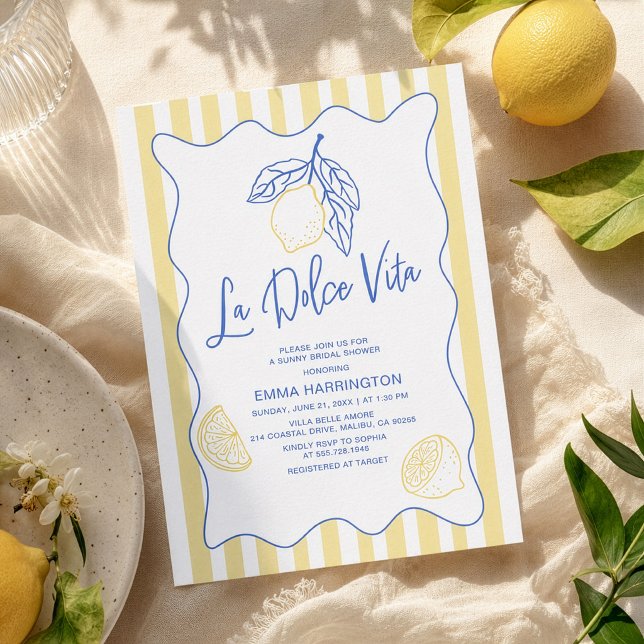 Invitación de Despedida de Soltera La Dolce Vita L (Subido por el creador)