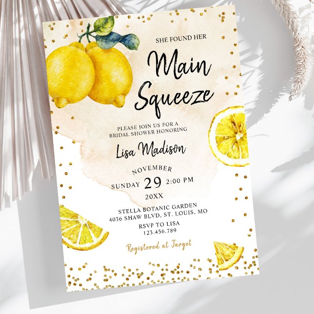 invitación de despedida de soltera Lemon main sque (Subido por el creador)