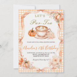 Invitación de Despedida de Soltera Let's Par-Tea |