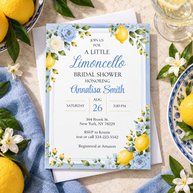 Invitación de Despedida de Soltera Limoncello de l (Subido por el creador)