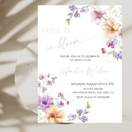 Invitación de Despedida de Soltera Love Is in Bloo