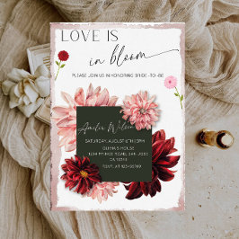 Invitación de Despedida de Soltera Love Is in Bloo