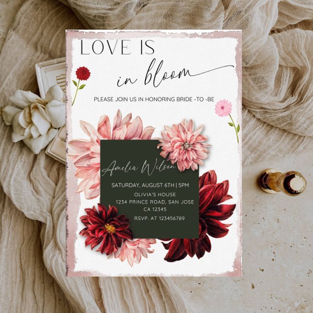 Invitación de Despedida de Soltera Love Is in Bloo (Subido por el creador)