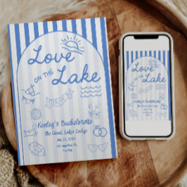 Invitación de despedida de soltera Love on the Lak