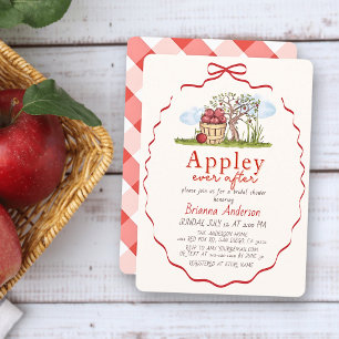 Invitación de Despedida de Soltera Manzano de Appl