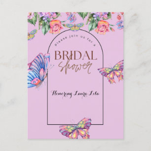 Invitación de Despedida de Soltera MARIPOSAS PURPU