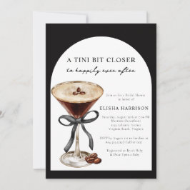 Invitación de Despedida de Soltera Martini Tini Bi