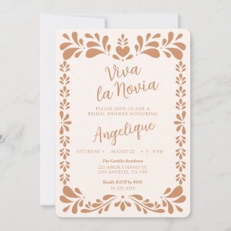 Invitación de Despedida de Soltera Mexicana Viva L