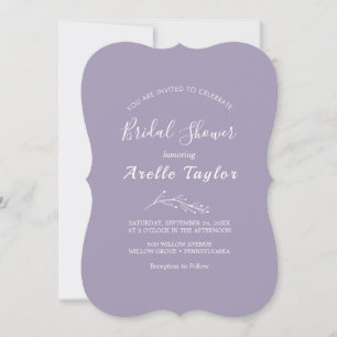 Invitación de Despedida de Soltera Minimalista de 