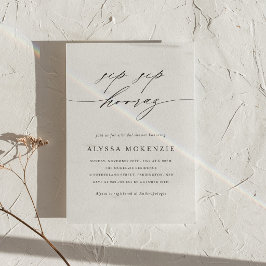 Invitación de Despedida de Soltera Minimalista Sip