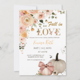 Invitación de Despedida de Soltera Otoño en Amor |
