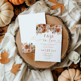 Invitación de Despedida de Soltera Otoño Enamórate