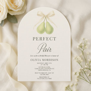 Invitación de Despedida de Soltera Par Perfecto El