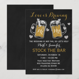 Invitación de Despedida de Soltera para Abastecer