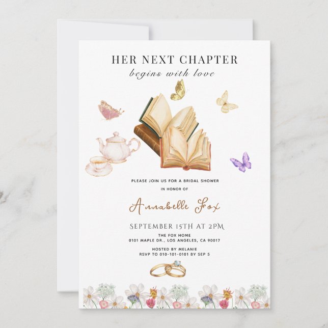 Invitación de Despedida de Soltera para Amante de  (Anverso)