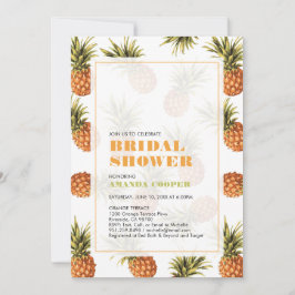 Invitación de Despedida de Soltera para Boda Tropi