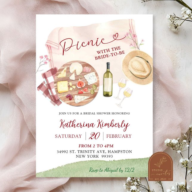 Invitación de Despedida de Soltera para Picnic (Subido por el creador)