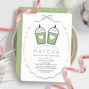 Invitación de Despedida de Soltera Perfect Matcha
