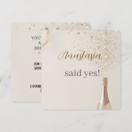 Invitación de Despedida de Soltera Personalizada E