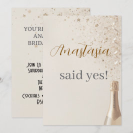 Invitación de Despedida de Soltera Personalizada E