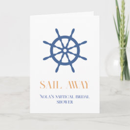 Invitación de Despedida de Soltera Sail Away Nauti