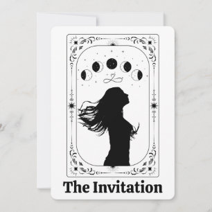 Invitación de Despedida de Soltera Tarot Luna Cele