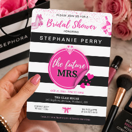 Invitación de Despedida de Soltera Tema Sephora
