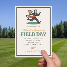 Invitación de Despedida de Soltero con Día de Camp