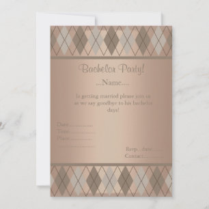 INVITACIÓN DE DESPEDIDA DE SOLTERO CON DIAMANTES D