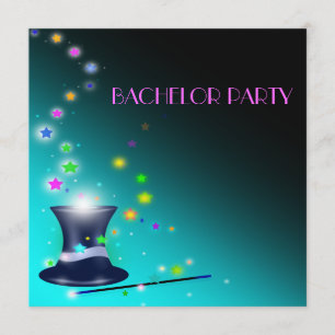 Invitación de despedida de soltero Magical Magicia