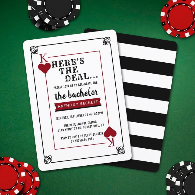 Invitación de Despedida de Soltero Noche de Casino (Subido por el creador)