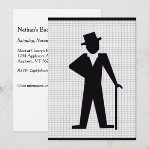 Invitación de despedida de soltero personalizable 