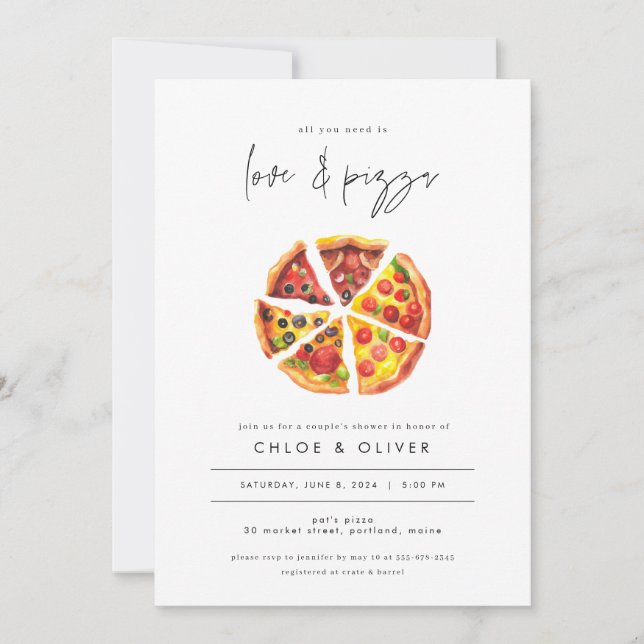 Invitación de Despedida de Solteros para Parejas:  (Anverso)