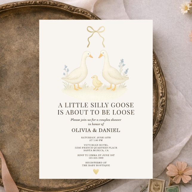 Invitación de Despedida de Solteros Silly Goose (Subido por el creador)