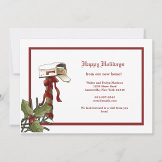 Invitación de desplazamiento de buzón de navidades