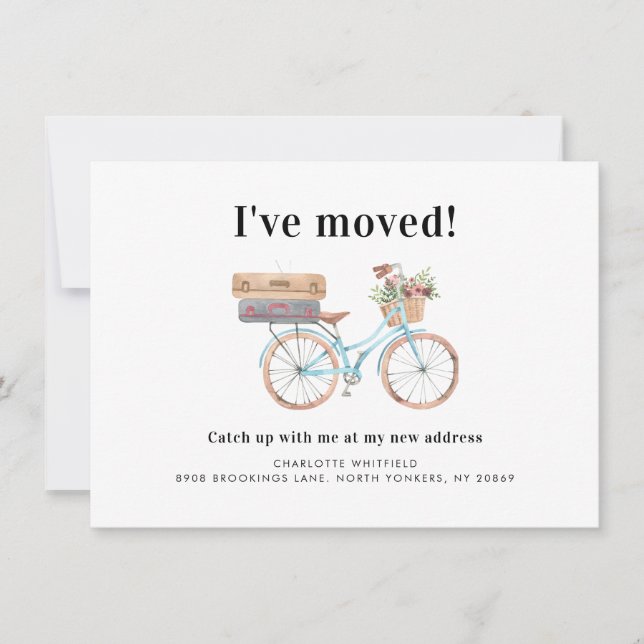 Invitación de desplazamiento de dirección de cambi (Anverso)