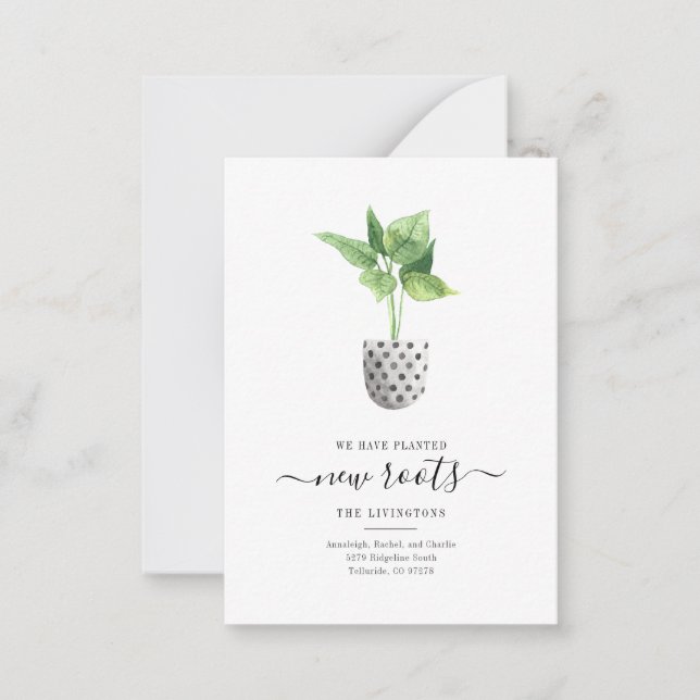 Invitación de desplazamiento de dirección de la pl (Anverso)