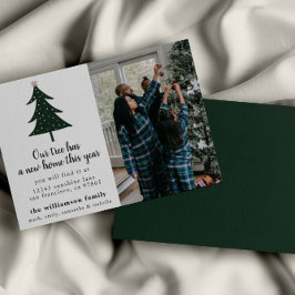 Invitación de desplazamiento de foto de vacaciones