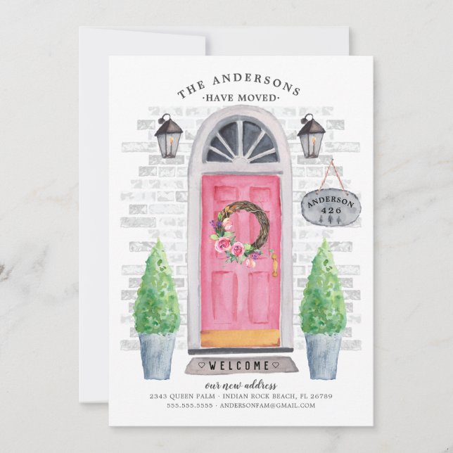 Invitación de desplazamiento de la puerta delanter (Anverso)