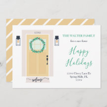 Invitación de desplazamiento de la puerta delanter